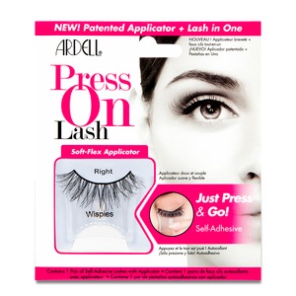 ARDELL PRESS ON LASHES- Black Wispies